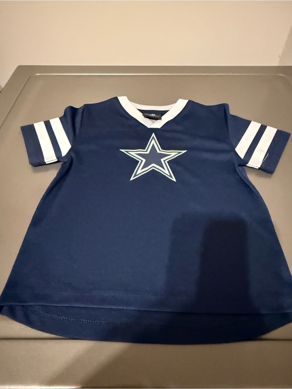 NFL Kids Navy Blue Dallas Star Short Sleeve Jersey
